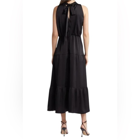 Sam Endelman Black Halter Tiered Maxi Dress- NWT- 8 - Picture 10 of 15